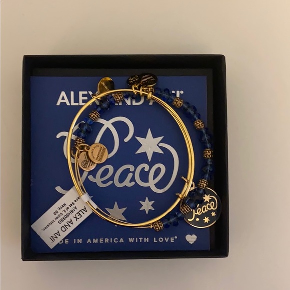 Alex and Ani Accessories - Alex and Ani peace bracelet
